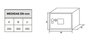 Imagen de Caja Fuerte Electrónica Mediana 460001 - Ynter Industrial