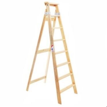 Imagen de Escalera Familiar Madera 8 Escalones 2,04 M - Ynter Industrial