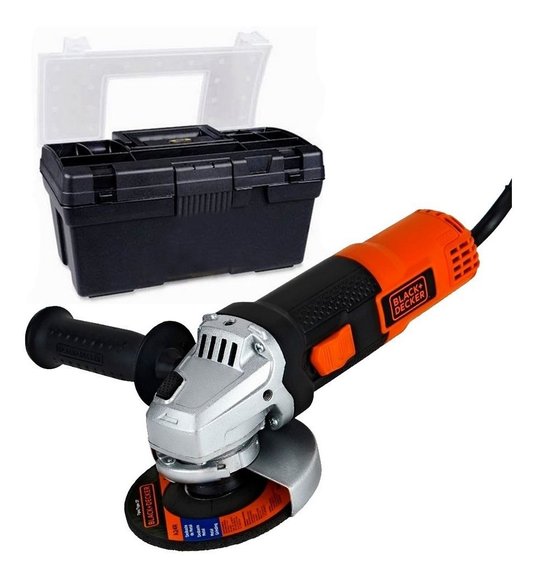 Imagen de Amoladora Ang.41/2  Black & Decker 820w + Maletin Ynter