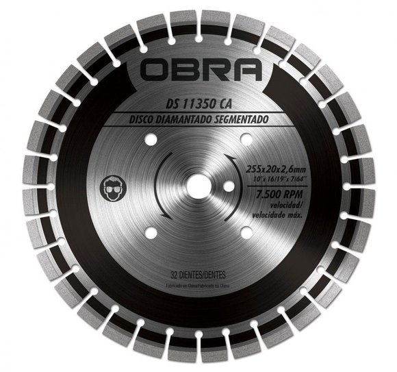 Imagen de Disco Diamantado Segmentado Obra 350mm 13 3/4pLG - Ynter