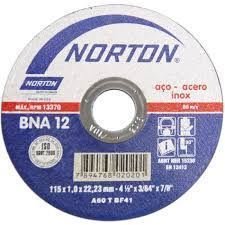 Imagen de Disco corte 4.5 X 1.6 Mm Inox. Norton- Ynter Industrial