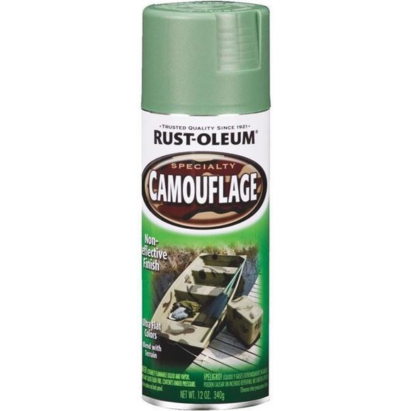 Imagen de Aerosol Rust-Oleum Camuflado Mate Verde Militar 340Grs – Ynter Industrial