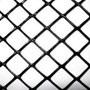 Imagen de Tejido PVC Rombo Negro 1.5 Mt X 50 Mts - Ynter Industrial