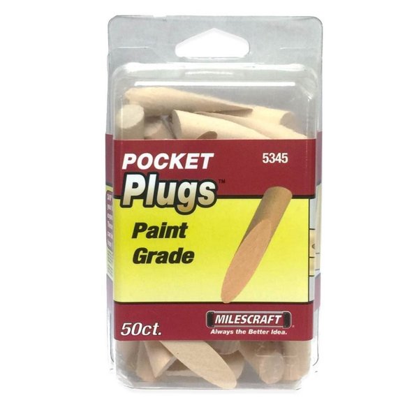 Imagen de Pocket Hole Tarugo Tapon Embellecedor X50u Milescraft - Ynter Industrial