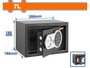 Imagen de Caja Fuerte Digital 7L Wadfow WEB1518 - Ynter Industrial