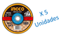 Imagen de 5 Disco corte metal 7" x 1.6mm (180X1.6mmX22,2mm) Ingco-Ynter Industrial