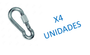 Imagen de Mosqueton Galv C/rosca 10 X 100mm - Ynter Industrial