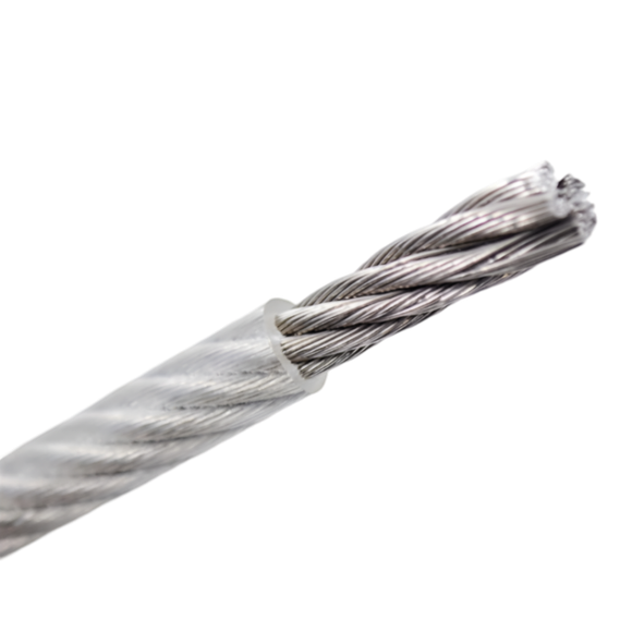 Imagen de Linga Cable De Acero Forrado Galv 6 - 7mm X Metro - Ynter