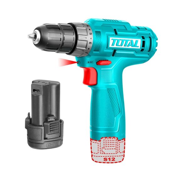 Imagen de Taladro Atornillador Total Inalámbrico 12v - 10mm - Ynter Industrial