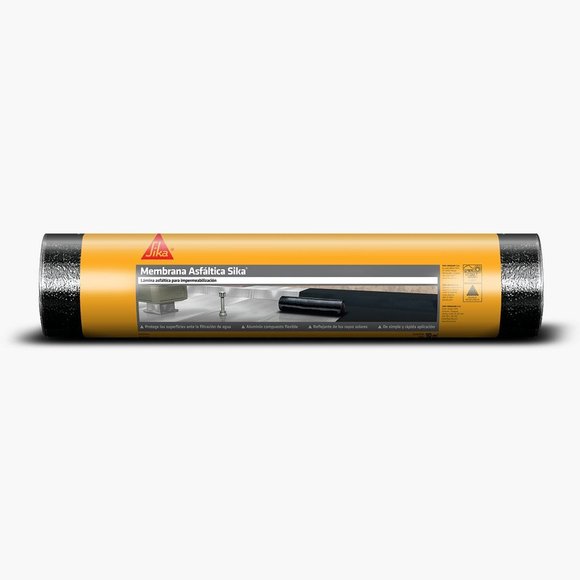 Imagen de Membrana asfaltica Sika 40 AP c/aluminio 40kg 10 m2 - Ynter Industrial