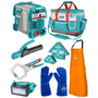 Imagen de Soldadora Inverter Total 160AMP Set C/ Kit Delantal + Bolso + Guantes + Prensas - Ynter Industrial