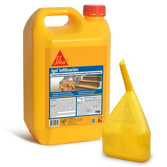 Imagen de Impermeabilizante p/humedad cimientos Sika Igol infiltracion 5lts- Ynter