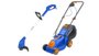 Imagen de Corta Cesped 1200w 32cm + Bordeadora Azul - Ynter Industrial