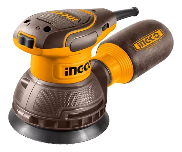 Imagen de Lijadora roto orbital Ingco industrial 5" 320W + 5 lijas - Ynter Industrial