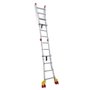 Imagen de Escalera phenomena Italiana Aluminio Convertible 6+6 - Ynter Industria