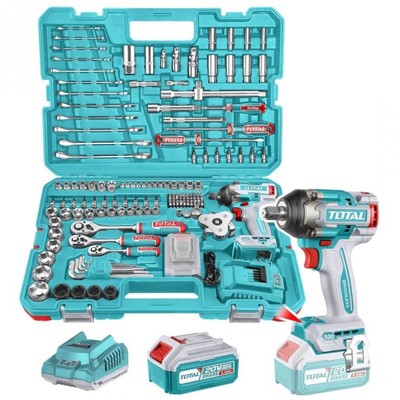Imagen de Set De 152 Pzas - Llave De Impacto 20V Total - Ynter