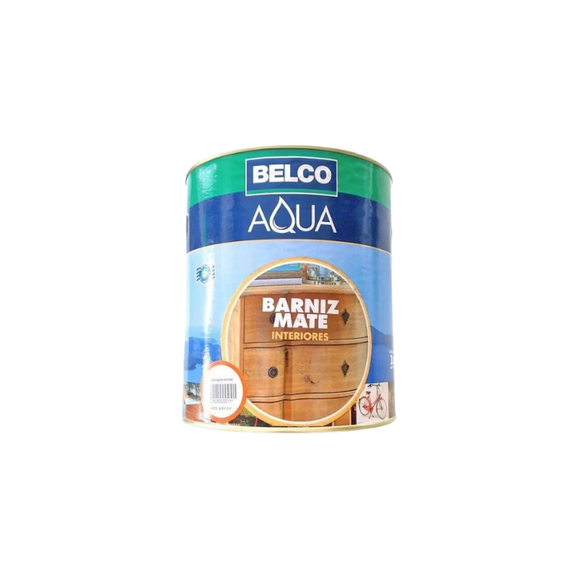 Imagen de Barniz Pu Belco Aqua Mate Interior 3.6 Lts - Ynter industrial