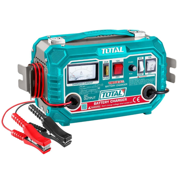 Imagen de Cargador de baterías 12/24V  industrial Total - Ynter Industrial