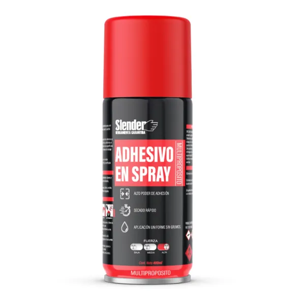 Imagen de Adhesivo Contacto Spray Slender 400 ML Multipropósito - Ynter Industrial
