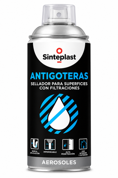 Imagen de Membrana Líquida En Aerosol Impermeabilizante Transparente Sinteplast 340GR - Ynter Industrial
