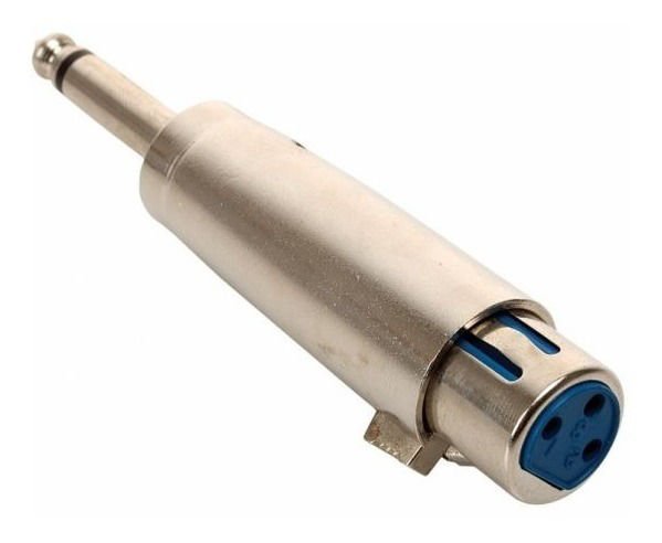 Imagen de Adaptador Cannon Hembra A Plug 1/4 Macho Mono