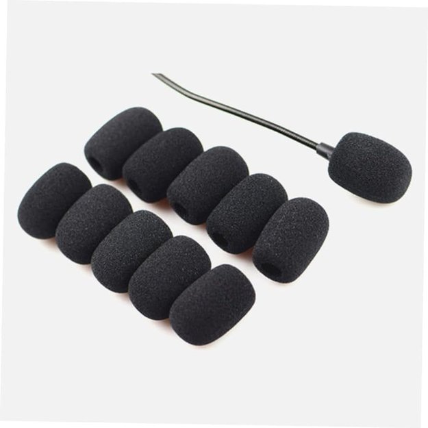 Imagen de CUBRE VIENTO ANTIPOP PARA MICROFONO VINCHA O SOLAPA PACK X5