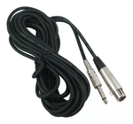 Imagen de Cable Canon A Plug 1/4 Para Microfono 6 Metros Calidad A