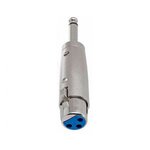 Imagen de Adaptador Cannon Hembra A Plug 1/4 Macho Mono