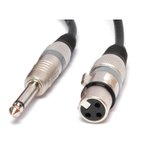 Imagen de Cable Canon A Plug 1/4 Para Microfono 9 Metros Calidad A