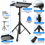 Imagen de PIE / SOPORTE MULTI PROPOSITO, PROYECTOR, NOTEBOOK, G003SL 100% METAL